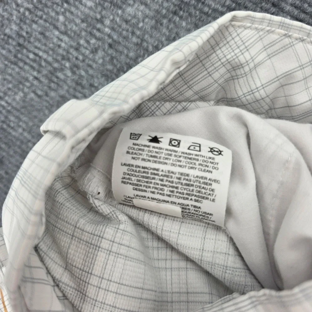 Nike Golf Mens 40x32 Plaid Pants Gray White Straight Leg Stretch RN56323